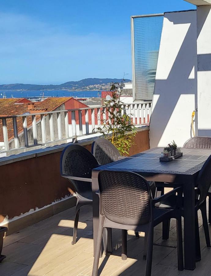 شقة Atico Con Terraza فيجو المظهر الخارجي الصورة